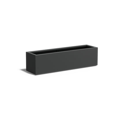 Pflanzkübel ADEZZ CARREZ rechteckig mit boden 120 × 40 × 40 cm aus Aluminium – Modellabbildung