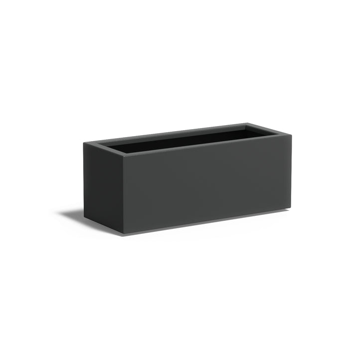 Pflanzkübel ADEZZ CARREZ rechteckig mit boden 100 × 40 × 40 cm aus Aluminium – Modellabbildung