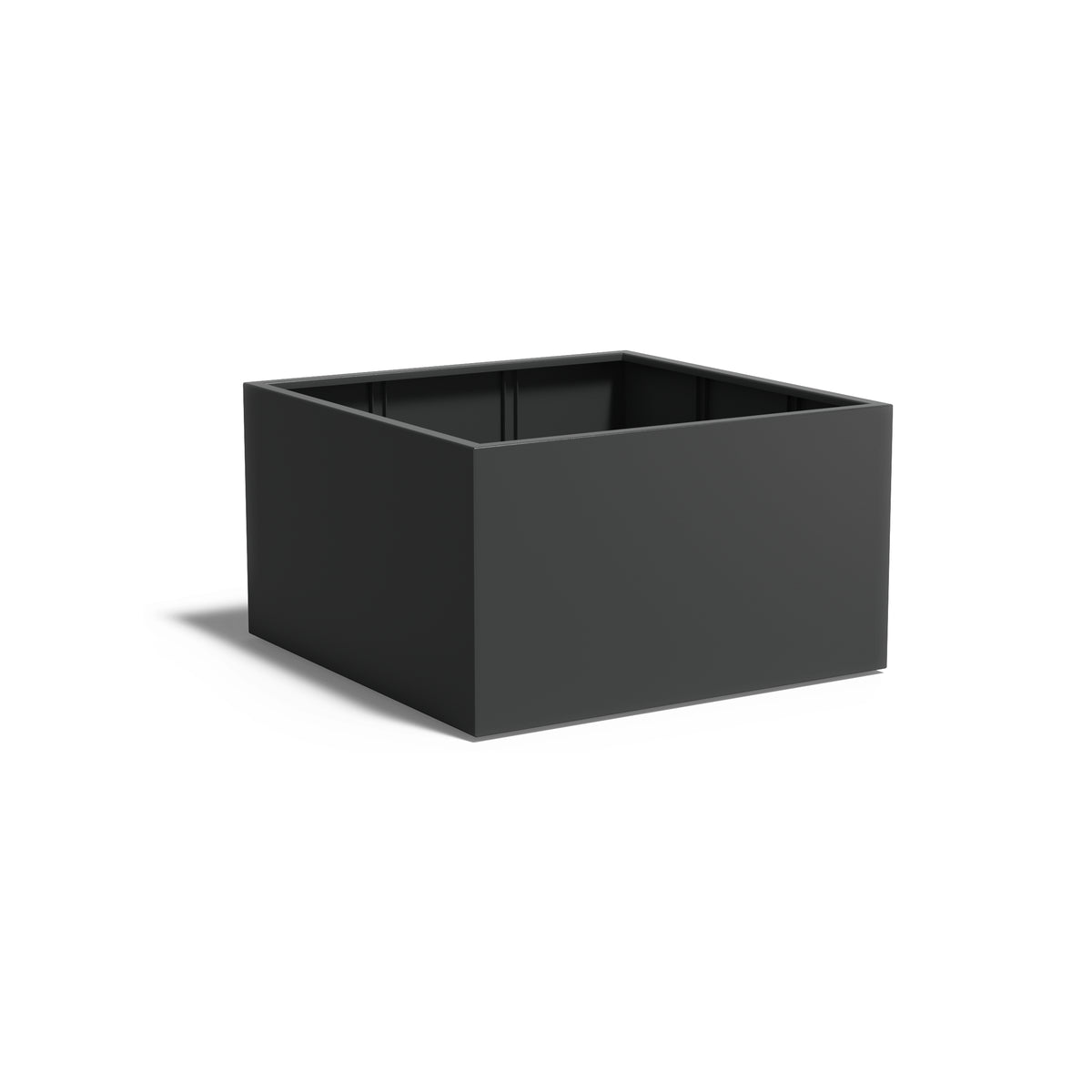 Pflanzkübel ADEZZ CARREZ quadratisch mit boden 140 × 140 × 80 cm aus Aluminium – Modellabbildung