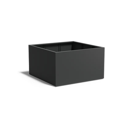 Pflanzkübel ADEZZ CARREZ quadratisch mit boden 140 × 140 × 80 cm aus Aluminium – Modellabbildung