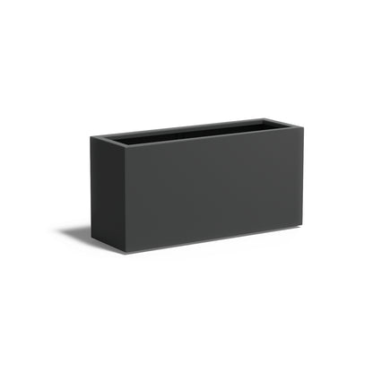 Pflanzkübel ADEZZ CARREZ rechteckig mit boden 120 × 40 × 60 cm aus Aluminium – Modellabbildung