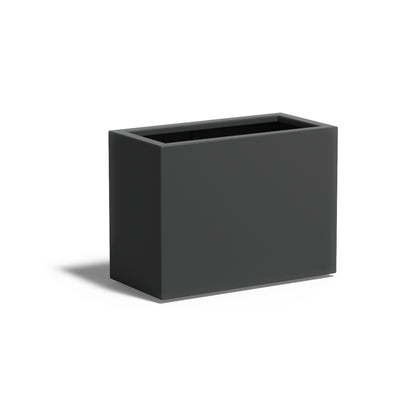 Pflanzkübel ADEZZ CARREZ rechteckig mit boden 80 × 40 × 60 cm aus Aluminium – Modellabbildung