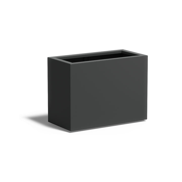Pflanzkübel ADEZZ CARREZ rechteckig mit boden 80 × 40 × 60 cm aus Aluminium – Modellabbildung