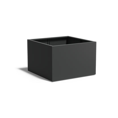 Pflanzkübel ADEZZ CARREZ quadratisch mit boden 120 × 120 × 80 cm aus Aluminium – Modellabbildung