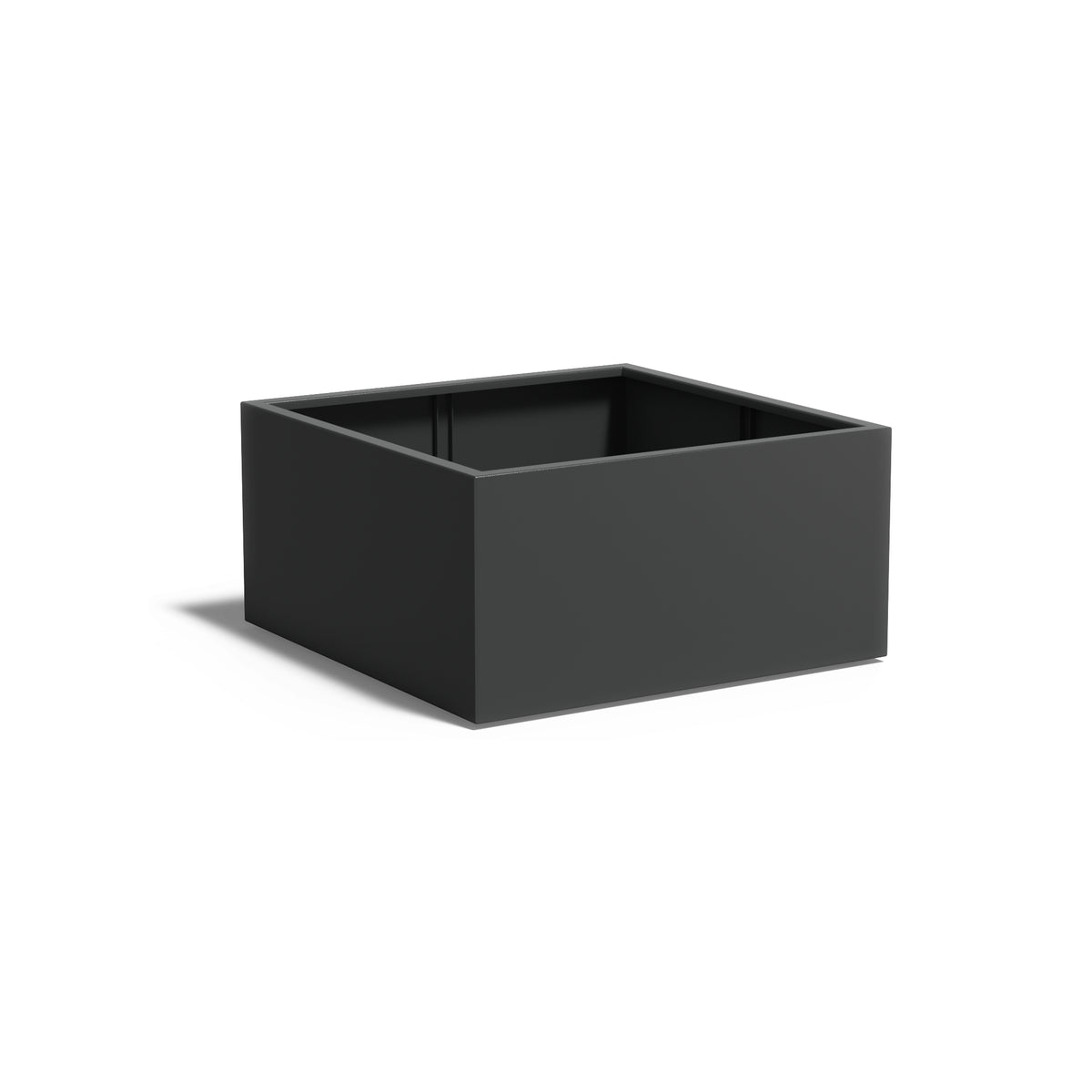 Pflanzkübel ADEZZ CARREZ quadratisch mit boden 120 × 120 × 60 cm aus Aluminium – Modellabbildung