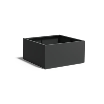 Pflanzkübel ADEZZ CARREZ quadratisch mit boden 120 × 120 × 60 cm aus Aluminium – Modellabbildung