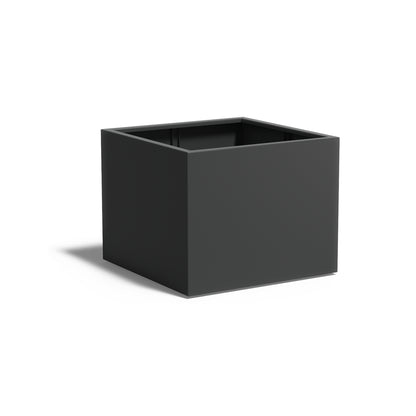 Pflanzkübel ADEZZ CARREZ quadratisch mit boden 100 × 100 × 80 cm aus Aluminium – Modellabbildung