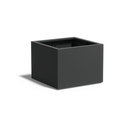 Pflanzkübel ADEZZ CARREZ quadratisch mit boden 80 × 80 × 60 cm aus Aluminium – Modellabbildung