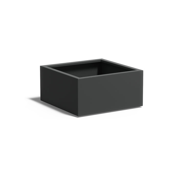 Pflanzkübel ADEZZ CARREZ quadratisch mit boden 80 × 80 × 40 cm aus Aluminium – Modellabbildung