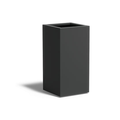Pflanzkübel ADEZZ CARREZ quadratisch mit boden 50 × 50 × 100 cm aus Aluminium – Modellabbildung