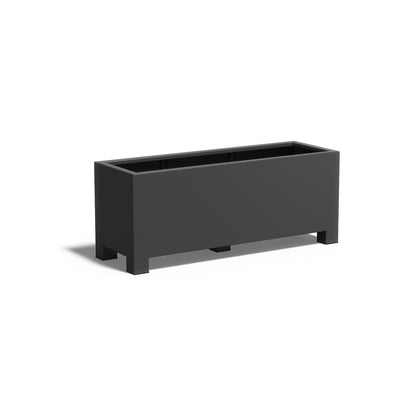 Pflanzkübel ADEZZ CARREZ rechteckig mit füßen 150 × 50 × 60 cm aus Aluminium – Modellabbildung
