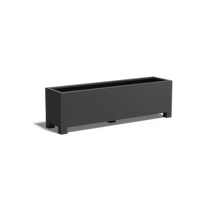 Pflanzkübel ADEZZ CARREZ rechteckig mit füßen 200 × 50 × 60 cm aus Aluminium – Modellabbildung