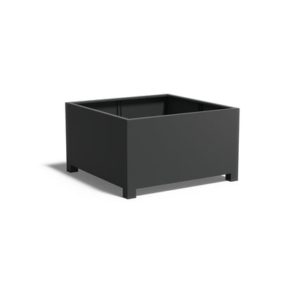 Pflanzkübel ADEZZ CARREZ quadratisch mit füßen 140 × 140 × 80 cm aus Aluminium – Modellabbildung