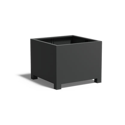 Pflanzkübel ADEZZ CARREZ quadratisch mit füßen 100 × 100 × 80 cm aus Aluminium – Modellabbildung
