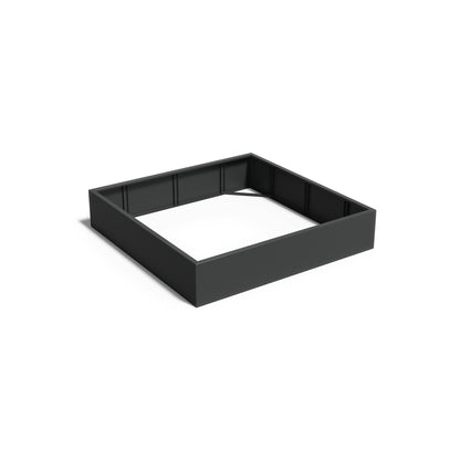 Pflanzkübel ADEZZ CARREZ quadratisch ohne boden 200 × 200 × 40 cm aus Aluminium – Modellabbildung