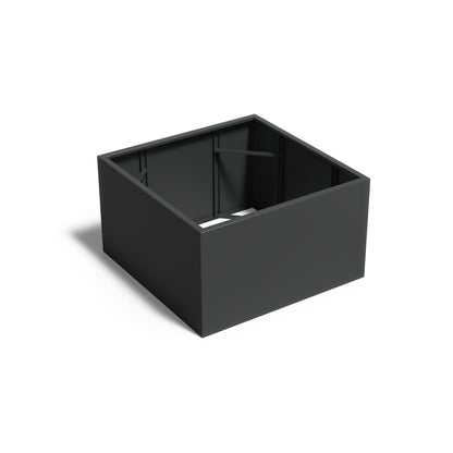 Pflanzkübel ADEZZ CARREZ quadratisch ohne boden 140 × 140 × 80 cm aus Aluminium – Modellabbildung