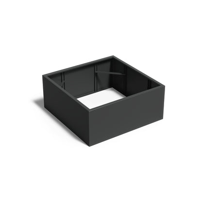 Pflanzkübel ADEZZ CARREZ quadratisch ohne boden 140 × 140 × 60 cm aus Aluminium – Modellabbildung