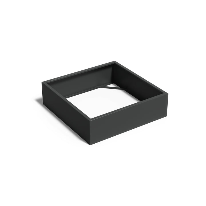 Pflanzkübel ADEZZ CARREZ quadratisch ohne boden 140 × 140 × 40 cm aus Aluminium – Modellabbildung