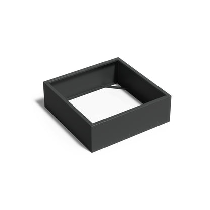 Pflanzkübel ADEZZ CARREZ quadratisch ohne boden 120 × 120 × 40 cm aus Aluminium – Modellabbildung