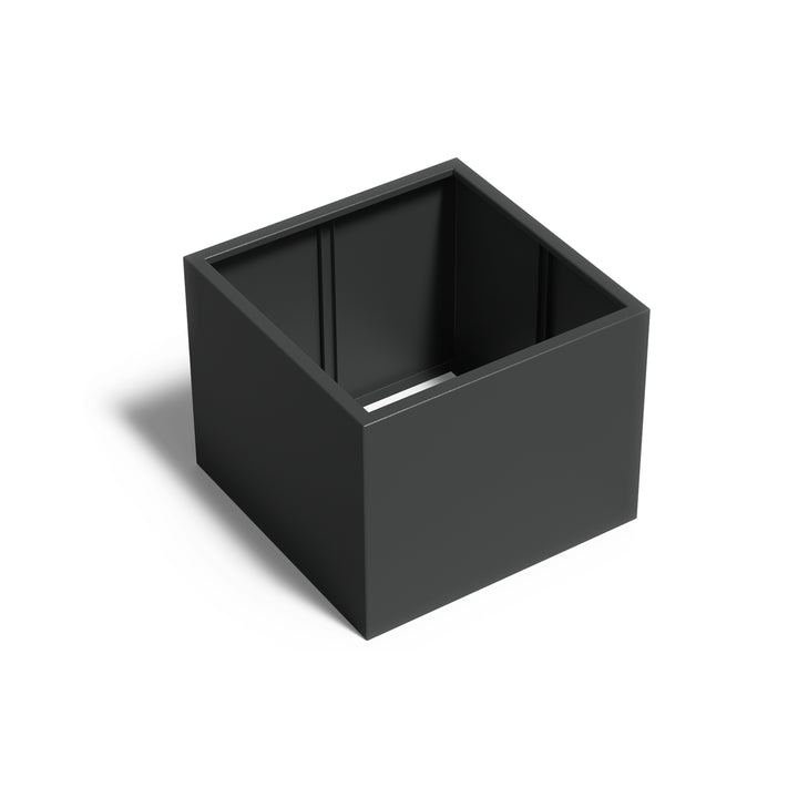 Pflanzkübel ADEZZ CARREZ quadratisch ohne boden 100 × 100 × 80 cm aus Aluminium – Modellabbildung