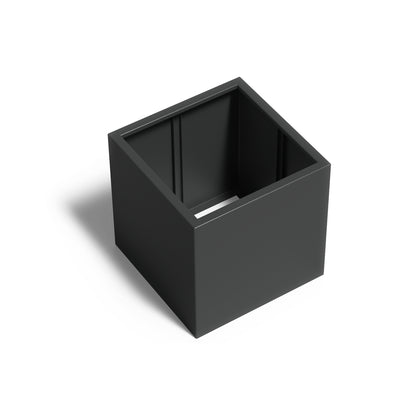 Pflanzkübel ADEZZ CARREZ quadratisch ohne boden 80 × 80 × 80 cm aus Aluminium – Modellabbildung