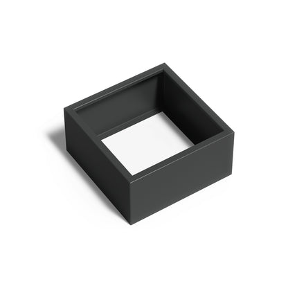 Pflanzkübel ADEZZ CARREZ quadratisch ohne boden 80 × 80 × 40 cm aus Aluminium – Modellabbildung