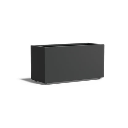 Pflanzkübel ADEZZ CARREZ rechteckig mit rollen 120 × 50 × 60 cm aus Aluminium – Modellabbildung
