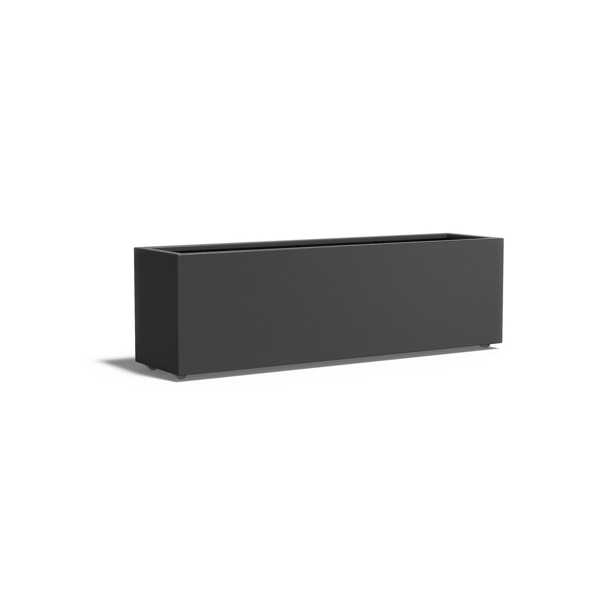 Pflanzkübel ADEZZ CARREZ rechteckig mit rollen 200 × 50 × 60 cm aus Aluminium – Modellabbildung