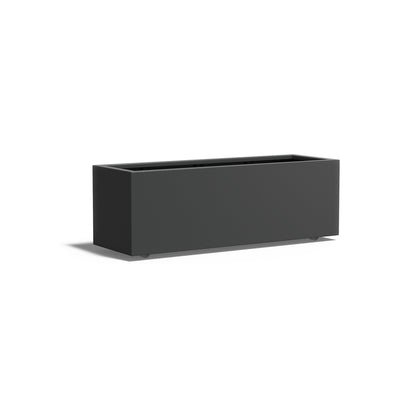 Pflanzkübel ADEZZ CARREZ rechteckig mit rollen 150 × 50 × 50 cm aus Aluminium – Modellabbildung