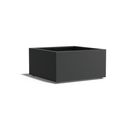 Pflanzkübel ADEZZ CARREZ quadratisch mit rollen 120 × 120 × 60 cm aus Aluminium – Modellabbildung