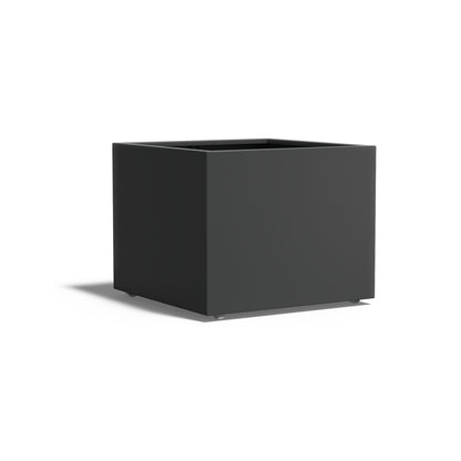Pflanzkübel ADEZZ CARREZ quadratisch mit rollen 100 × 100 × 80 cm aus Aluminium – Modellabbildung
