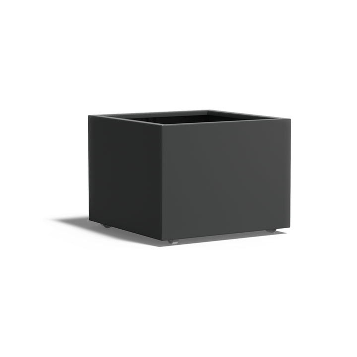 Pflanzkübel ADEZZ CARREZ quadratisch mit rollen 80 × 80 × 60 cm aus Aluminium – Modellabbildung