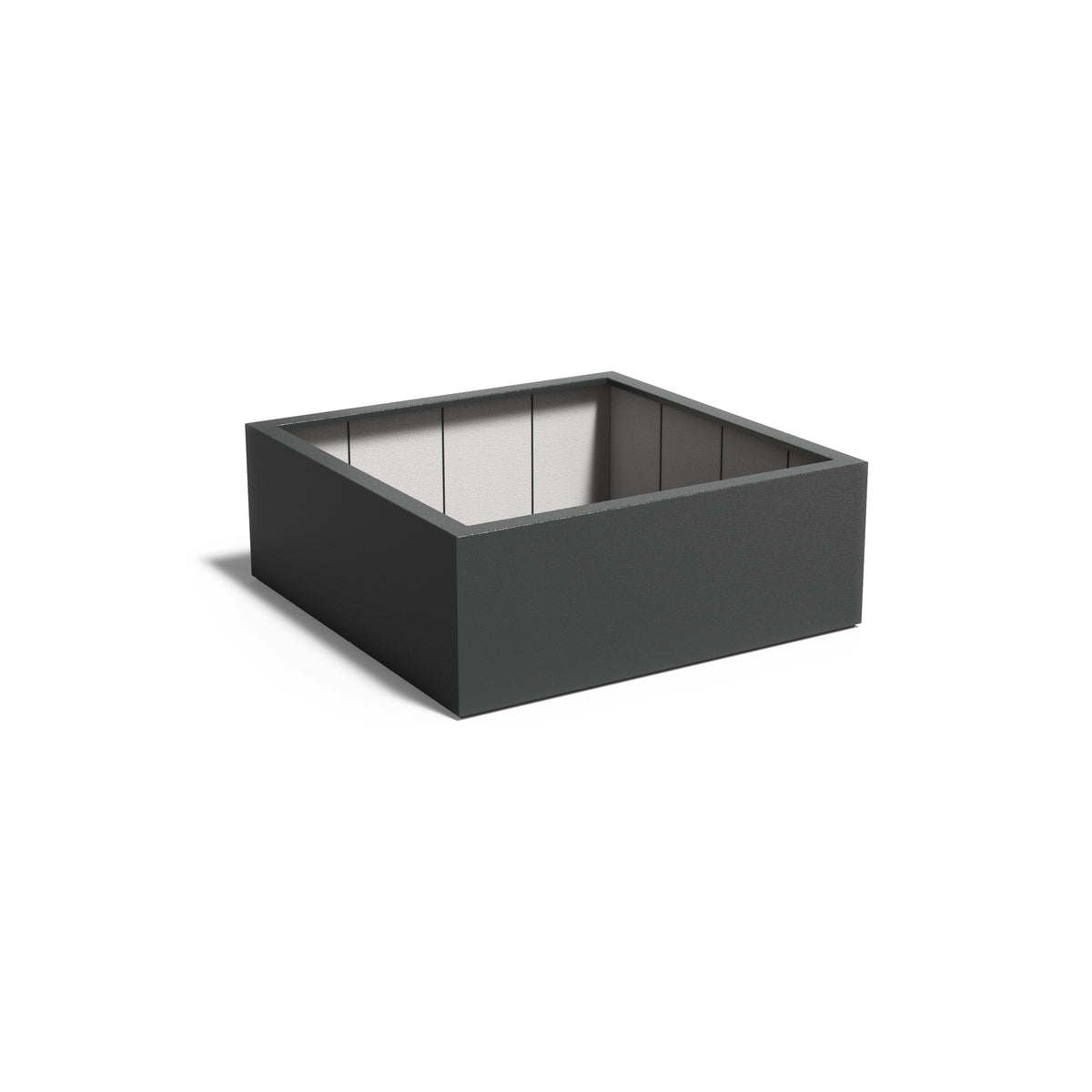 Pflanzkübel ADEZZ CARREZ aus Fiberglas, 160 × 160 × 60 cm – Modellabbildung