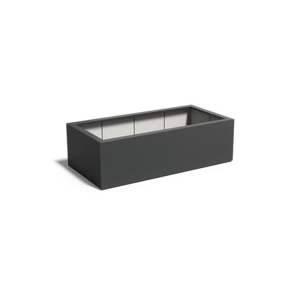 Pflanzkübel ADEZZ CARREZ aus Fiberglas, 200 × 100 × 60 cm – Modellabbildung