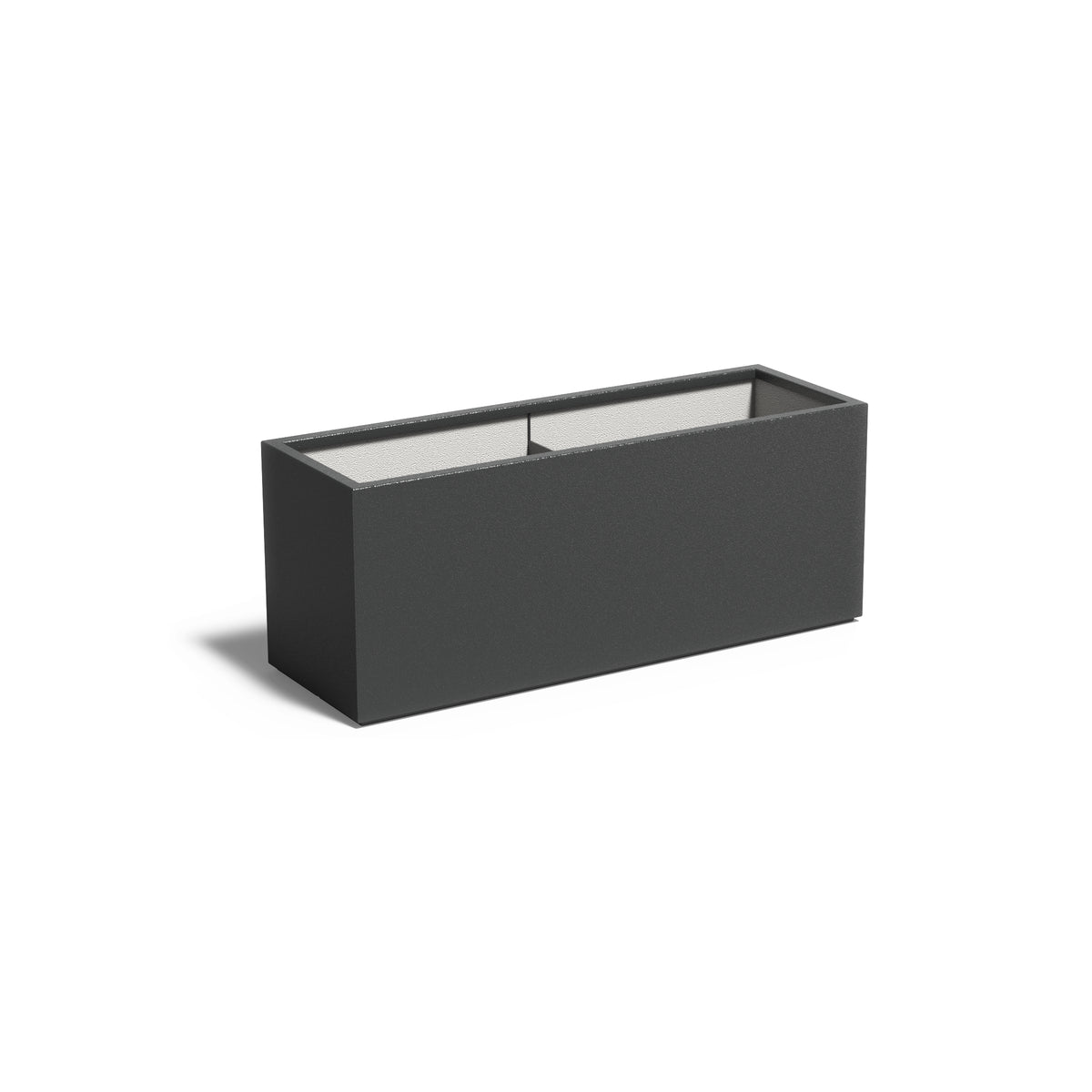 Pflanzkübel ADEZZ CARREZ aus Fiberglas, 150 × 50 × 60 cm – Modellabbildung