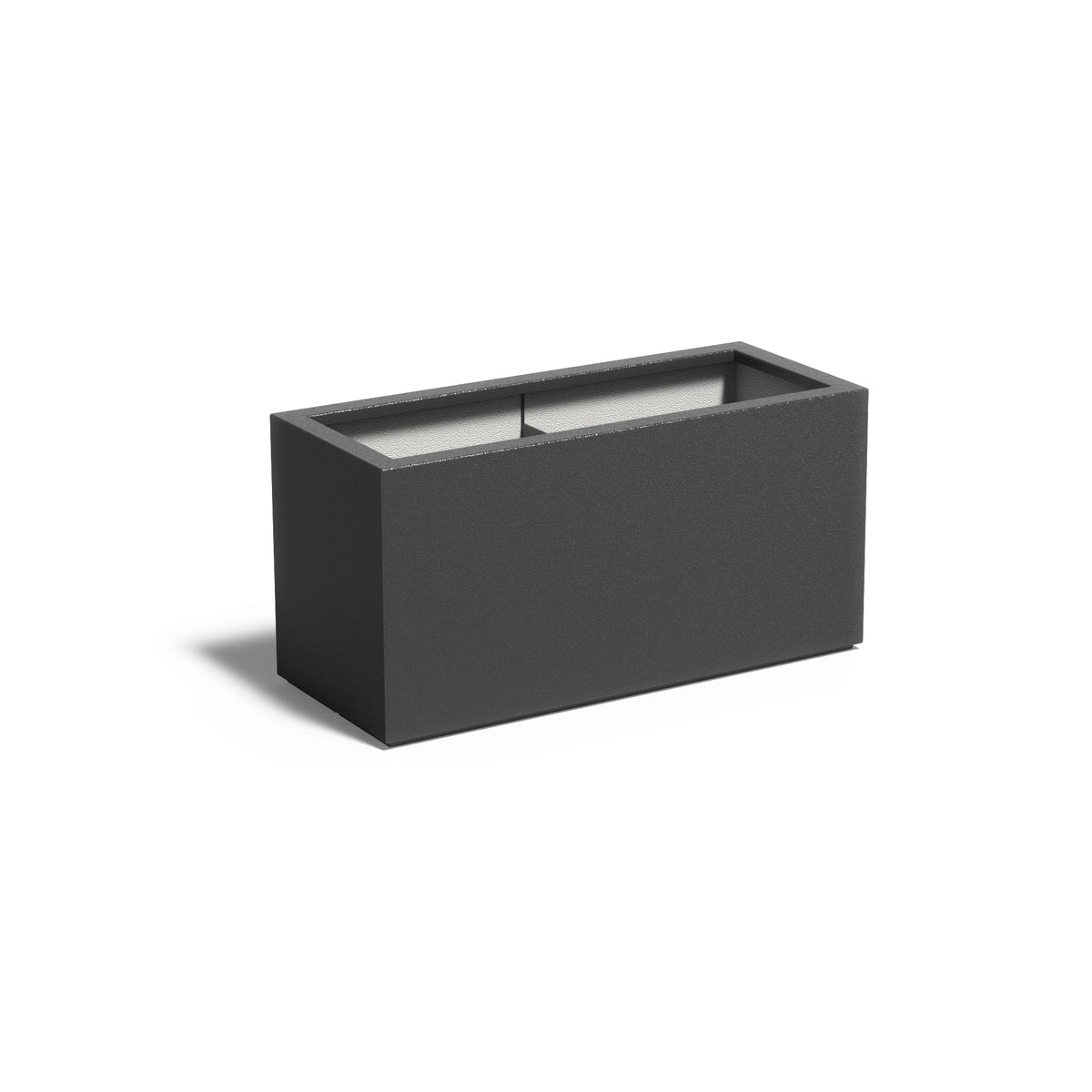 Pflanzkübel ADEZZ CARREZ aus Fiberglas, 120 × 50 × 60 cm – Modellabbildung