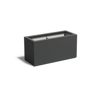 Pflanzkübel ADEZZ CARREZ aus Fiberglas, 120 × 50 × 60 cm – Modellabbildung