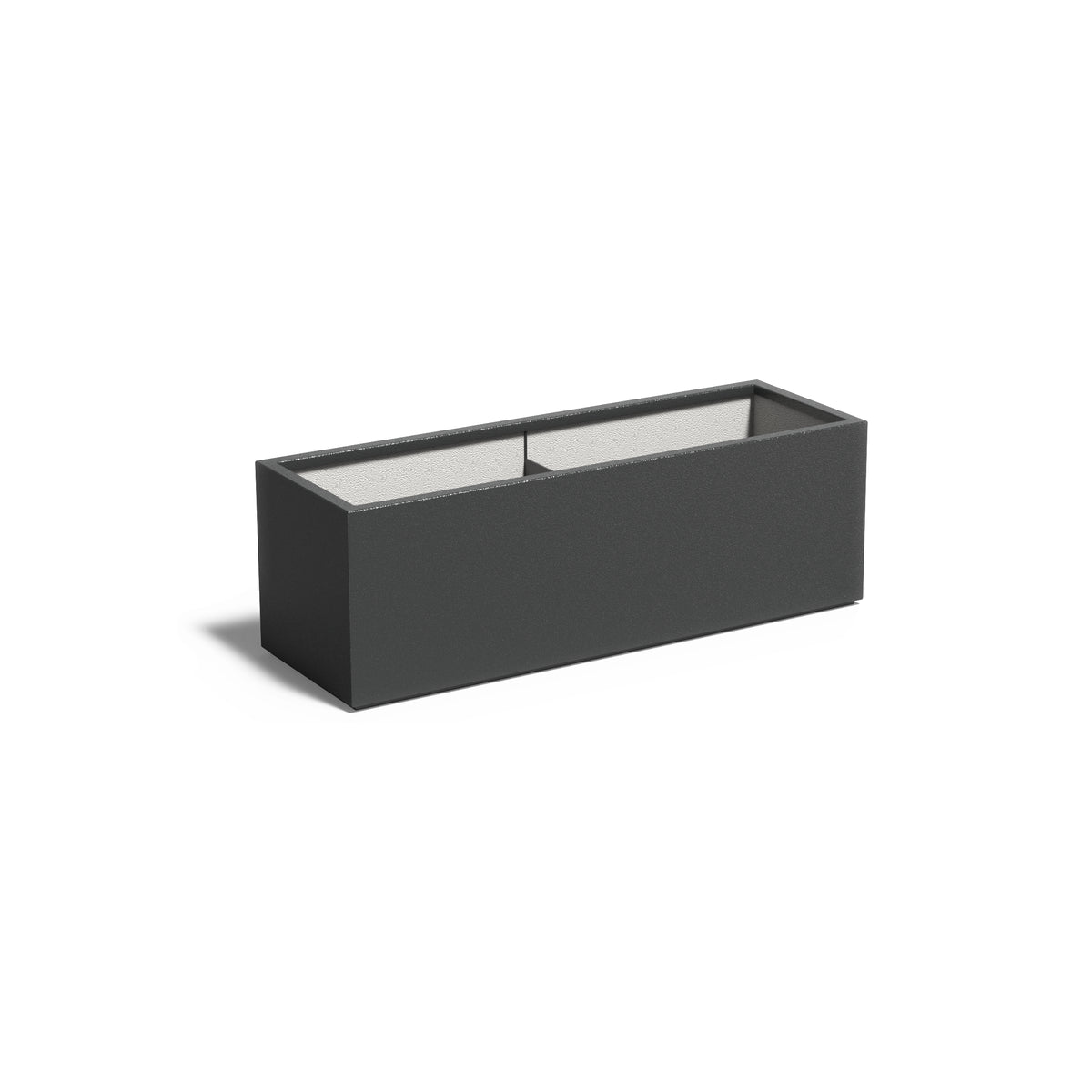 Pflanzkübel ADEZZ CARREZ aus Fiberglas, 150 × 50 × 50 cm – Modellabbildung