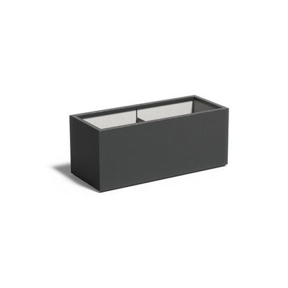 Pflanzkübel ADEZZ CARREZ aus Fiberglas, 120 × 50 × 50 cm – Modellabbildung