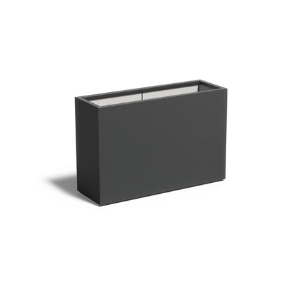 Pflanzkübel ADEZZ CARREZ aus Fiberglas, 120 × 40 × 80 cm – Modellabbildung