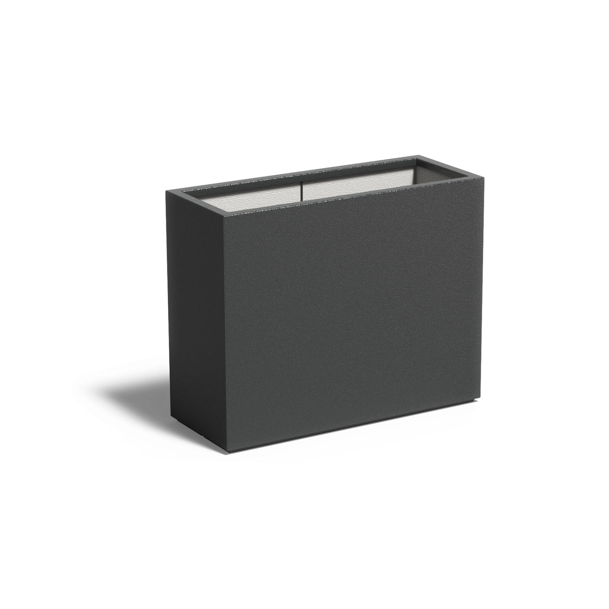 Pflanzkübel ADEZZ CARREZ aus Fiberglas, 100 × 40 × 80 cm – Modellabbildung