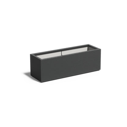 Pflanzkübel ADEZZ CARREZ aus Fiberglas, 120 × 40 × 40 cm – Modellabbildung