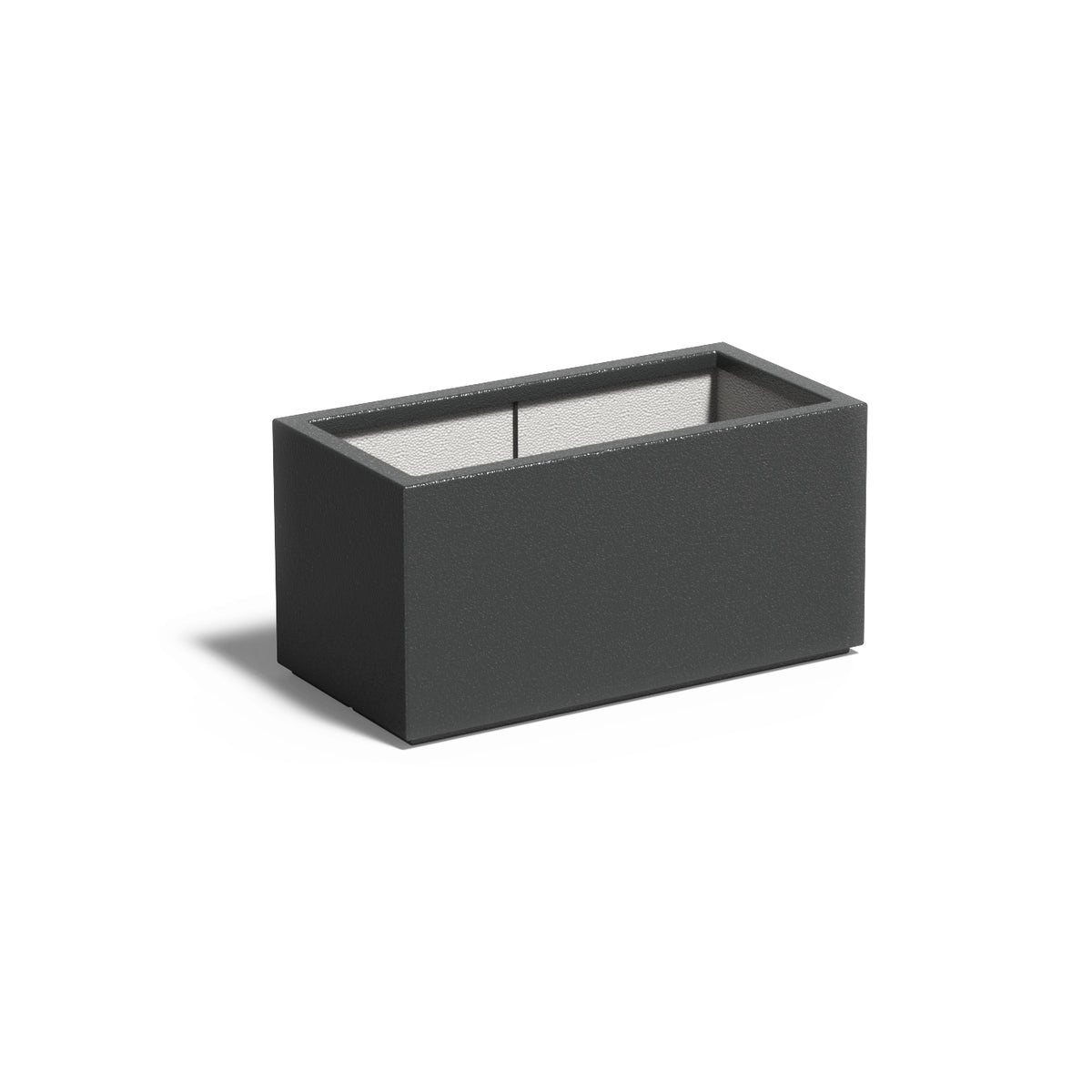 Pflanzkübel ADEZZ CARREZ aus Fiberglas, 80 × 40 × 40 cm – Modellabbildung