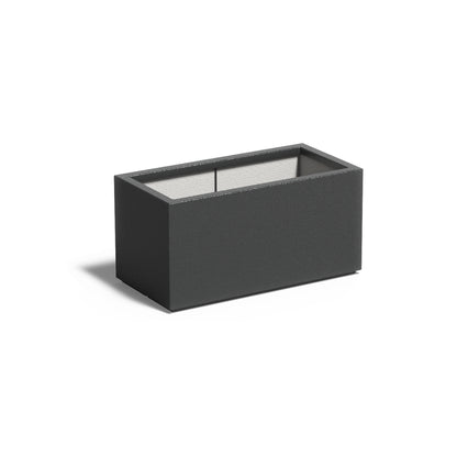 Pflanzkübel ADEZZ CARREZ aus Fiberglas, 80 × 40 × 40 cm – Modellabbildung