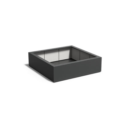 Pflanzkübel ADEZZ CARREZ aus Fiberglas, 140 × 140 × 40 cm – Modellabbildung