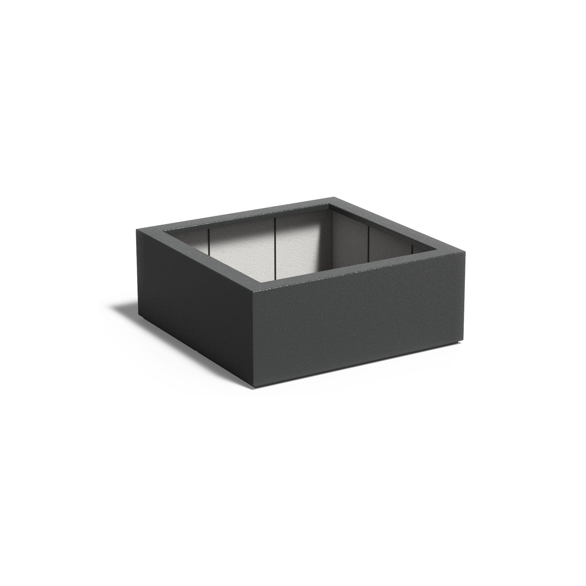 Pflanzkübel ADEZZ CARREZ aus Fiberglas, 100 × 100 × 40 cm – Modellabbildung