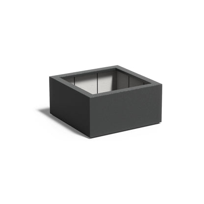 Pflanzkübel ADEZZ CARREZ aus Fiberglas, 80 × 80 × 40 cm – Modellabbildung