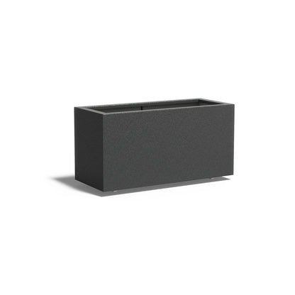 Pflanzkübel ADEZZ CARREZ aus Fiberglas mit Rollen, 120 × 50 × 60 cm – Modellabbildung