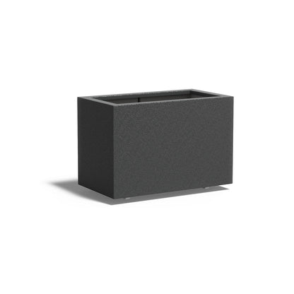 Pflanzkübel ADEZZ CARREZ aus Fiberglas mit Rollen, 90 × 50 × 60 cm – Modellabbildung