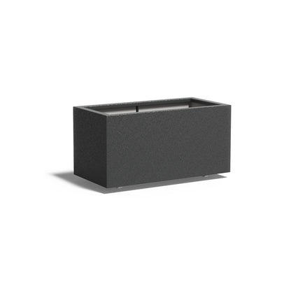 Pflanzkübel ADEZZ CARREZ aus Fiberglas mit Rollen, 100 × 50 × 50 cm – Modellabbildung
